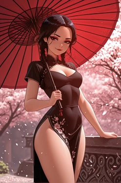 Wednesday (Addams Family) [AI Generated] 作品封面