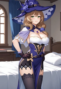[DavionCoreArt] Lisa Minci (Genshin Impact) (AI Generated) 作品封面