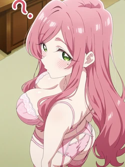 [mforcia] Hahari Hanazono 花園 羽々里 (Lingerie) [AI Generated] 作品封面