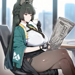 【Azusa_Yui _2nd】雅小姐的偷吃 [AI Generated] 作品封面