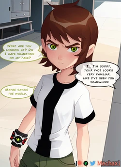 [MechaXJ] Ben Date [AI Generated] 作品封面