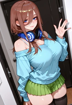 [Patreon] (LustyNymphi) Miku Nakano (AI Generated) 作品封面