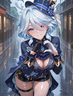 (Oki Senpai) 🍈🍈芙宁娜 Furina(Patreon) (AI Generated) 作品封面