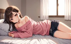 [Painder Publishing] The Tsurupe-ta Girls ~ My Real Older Brother the Photographer and a Taboo Photo Shoot! ~ [AI Generated] 作品封面