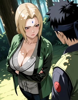 Tsunade and her Apprentice (AI Generated)