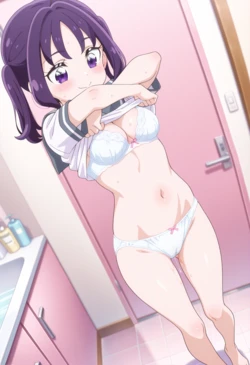 [Chokochoko Time] Shigure Kokoro Bathing (Patreon) [AI Generated] 作品封面
