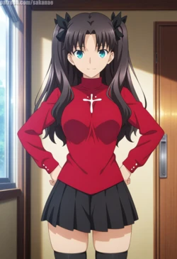 [Sakanae] Tohsaka Rin / Fate [AI Generated] 作品封面