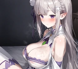 (AzzAI) Emilia エミリアとえっち・A (ReZero) [AI Generated] 作品封面