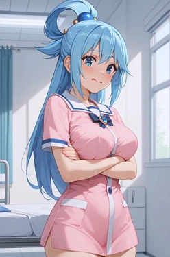 konosuba aqua nurse 127P [AI Generated] 作品封面