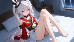 [Len] 火花 Sparxie [AI generated] 作品封面