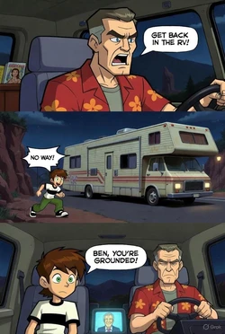 Ben 10. Ben's Infinity Summer Ep 3 [AI Generated] 作品封面
