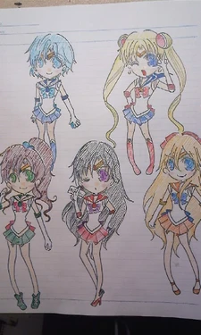 sailor moon art compilation 作品封面