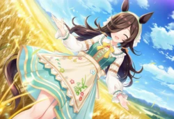 农村女彐女马的悠闲生活(Uma Musume) 【AI Generated】 作品封面