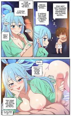 [Blue-Senpai] Aqua (Konosuba) [Portuguese-BR + versão sem texto]