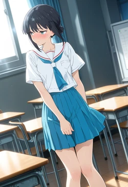 [Amakawa is reflecting.] 《Cosmic Princess Kaguya!》Iroha's Super Lewd Part-time Job  Day02 300p  [AI Generated] 作品封面