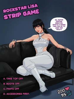 [Godlem] Rockstar Lisa Strip Game (Fortnite) (ongoing) 作品封面
