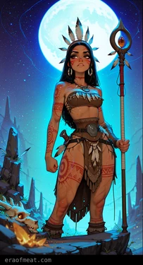 Patreon - Era of Meat - Native American #2 [AI GENERATED] 作品封面