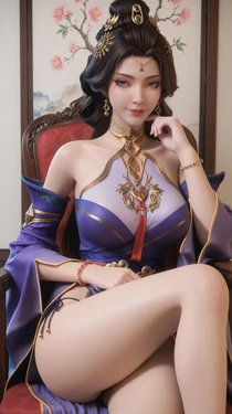 [AI Generated]凡人修仙传 范静梅荤素 作品封面