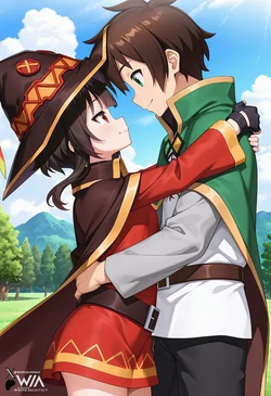 [WaifuArchitect] Megumin & Kazuma Satou | KonoSuba [AI Generated] 作品封面