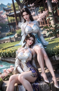 [AI Generated]斗破苍穹 玄衣青仙子荤素 作品封面