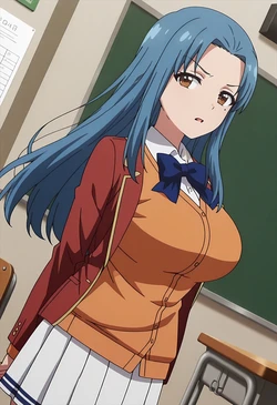 [Pixiv] ますお/Masuo (1067714) - Hasebe Haruka: Attacked by a Teacher and a Student [AI Generated] 作品封面