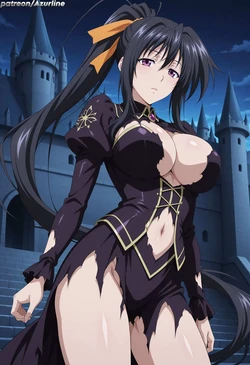 [Azurline] Akeno Himejima 2 (High School DxD) #2 - REQUEST (Patreon) [AI Generated] 作品封面