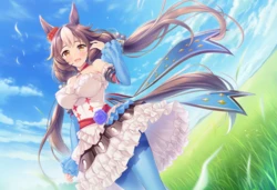 吹风扇也算是吹风 (Uma Musume) 【AI Generated】 作品封面