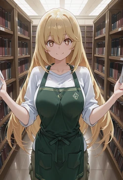 [マイネームルナ] Pregnant Belly Library Series Shokuhou Misaki [Sample] [AI Generated] 作品封面