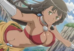 [Pixiv] 与党野党/YotouYatou (50519969) - DanMachi — Tione and the Boobs-Loving Ojisan [AI Generated] 作品封面