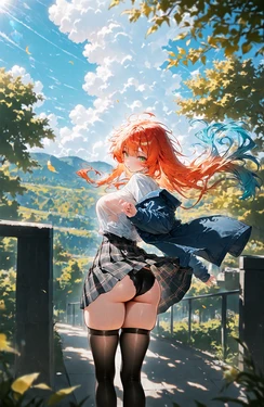 Plaid & Frills, Where the Gust Spills [AI Generated] 作品封面