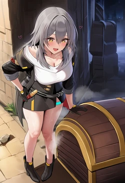 [Pixiv] 曼波~曼波~/Manbo~ Manbo~ (20323925) - Treasure Chest Monster Stir-Fried Stelle [AI Generated] 作品封面