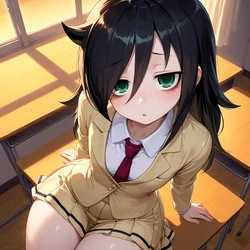 Akuma AI [Request] Tomoko! (Watamote) [AI Generated] 作品封面
