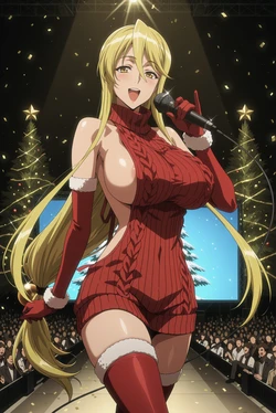 Meowu laha - Shizuka Marikawa  Christmas 💛🎄[AI Generated] 作品封面