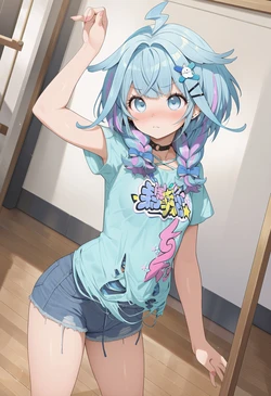 [Noi] シャワー中に犯される水宮枢 [AI Generated] 作品封面