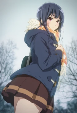 [Ferrappuccino-FPart] (mizore) It's cold, so I'm getting warmed up. [AI Generated] 作品封面