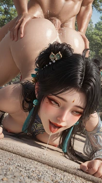 [AI Generated]永劫无间 蓝梦荤素 作品封面