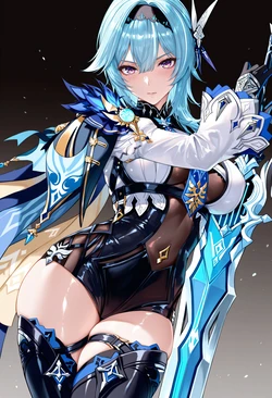 eula（man hu）[AI Generated] 作品封面