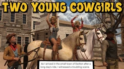 [Enhjorning] Two Young Cowgirls 作品封面