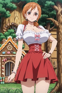 Meowu laha - Nami  Cake Island Arc 🍰🍩🧁[AI Generated] 作品封面