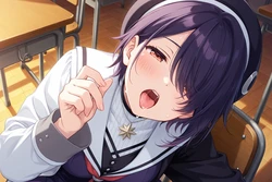 [AI Generated] 音魂〇子と教室で※無料配布終了 作品封面