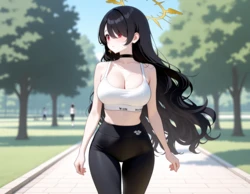 [Zariel] Hinata Wakaba x Dog [AI Generated]
