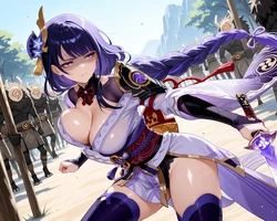 Lanmon AI-Raiden Shogun(Genshin Impact)(199p)(Patreon) [AI Generated] 作品封面