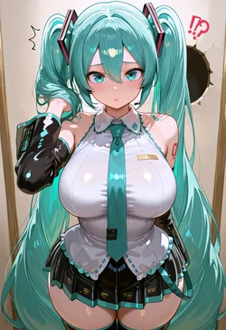 [Nankoai] Hatsune Miku - BBC -gloryhole- (Vocaloid [AI Generated] 作品封面