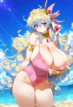 [A2/jaywalker2348] Nia Teppelin (Gurren Lagann) ニア・テッペリン [AI Generated] 作品封面