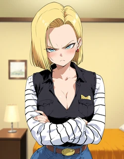 [Haniodon] ~ 18号 / android18 ~ (Dragon Ball) (Patreon) [AI Generated] 作品封面