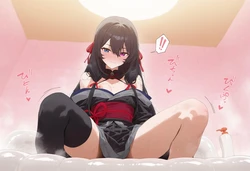 [AIJOE] Kirihime Yoruka and Soap Play [AI Generated] 作品封面