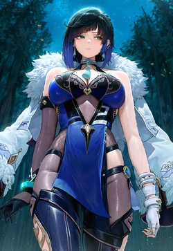 [Mikayori] Yelan - Genshin Impact (Patreon) [AI Generated] 作品封面