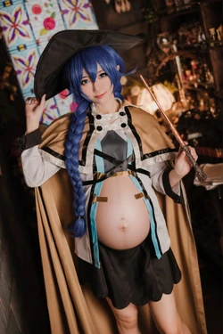[Sally dorasnow] Mushoku-Roxy Migurdia-Cosplayer-pregnant [AI Generated] 作品封面