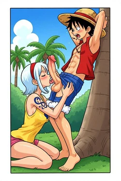 Luffy become a heram king Chapter 002 [Ai Generated] 作品封面
