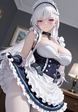 [Rei | Digital Works] Belfast - Azur Lane [AI Generated] 作品封面